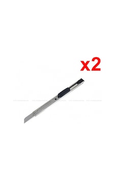 Metal Dar Maket Bıçağı İnce Falçata 9mm 2 Adet