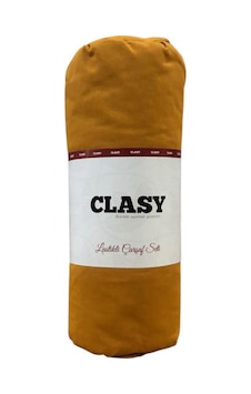 Clasy Tek Kişilik %100 Pamuklu Lastikli Çarşaf + 1 Adet Yastık Kılıfı 100 X 200 Zencefil Clasy Tek Kişilik %100 Pamuklu Lastikli Çarşaf + 1 Adet Yastık Kılıfı 100 X 200 Zencefil