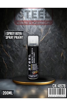 200 Ml Mat Siyah Sprey Boya 526 - Mat Siyah 200 Ml Mat Siyah Sprey Boya 526 - Mat Siyah