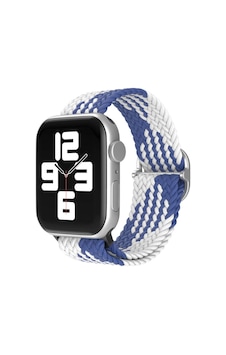 Watch 22mm Kordon - Mavi-beyaz