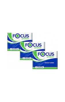 Supclean Focus Optimum Tuvalet Kağıdı 2 Katlı 24 Rulo 3 Adet