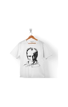Mustafa Kemal Atatürk İmzası İmza 10 Kasım 2 Çocuk Tişört 001 Mustafa Kemal Atatürk İmzası İmza 10 Kasım 2 Çocuk Tişört 001