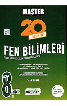 8. Sınıf Master 20 Fen Bilimleri Denemesi - Okyanus Eğitim 8. Sınıf Master 20 Fen Bilimleri Denemesi - Okyanus Eğitim