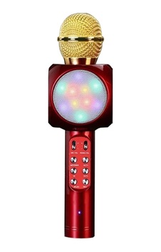 Karaoke Mikrofon , Bluetooth Özellikli Çocuk Mikrofonu Karaoke Işıklı Mikrofon Kırmızı Karaoke Mikrofon , Bluetooth Özellikli Çocuk Mikrofonu Karaoke Işıklı Mikrofon Kırmızı