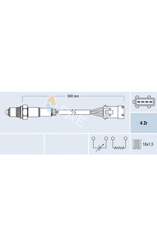 Fae Oksijen Sensörü 206-306-307-406-407-partner-berlingo-c2-c3-c5-saxo-xsara 1.4-1.6-1.8 16v 98-05 Fae 77281 1628.kn-1628.yk-9636968780 Fae Oksijen Sensörü 206-306-307-406-407-partner-berlingo-c2-c3-c5-saxo-xsara 1.4-1.6-1.8 16v 98-05 Fae 77281 1628.kn-1628.yk-9636968780