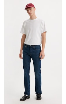 Levi's Erkek 501 Regular Fit Kot Pantolon - Klasik Ve Şık Koyu İndigo