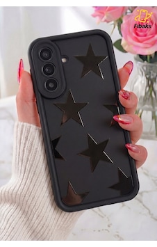 Fibaks Galaxy A37 Uyumlu Kılıf Siyah Yıldız Star Desenli Silikon Darbe Emici Klasik Silikon Kapak Fibaks Galaxy A37 Uyumlu Kılıf Siyah Yıldız Star Desenli Silikon Darbe Emici Klasik Silikon Kapak