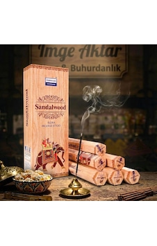 Darshan Sandalwood Sandal Ağacı Çubuk Tütsü 20'li Paket - Klasik Odunsu Çok Renkli Darshan Sandalwood Sandal Ağacı Çubuk Tütsü 20'li Paket - Klasik Odunsu Çok Renkli