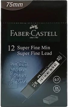 Faber Castell Min 0.7 Uç 24lü 2b Black Kalem Ucu - 4 Adet Siyah Faber Castell Min 0.7 Uç 24lü 2b Black Kalem Ucu - 4 Adet Siyah