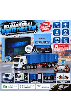 Taşıma Çantalı Kumandalı Konteyner Tır Taşıma Çantalı Kumandalı Konteyner Tır