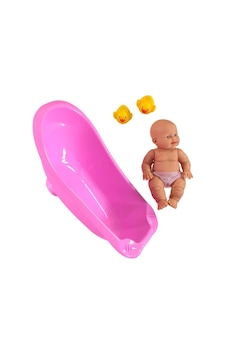 Küvetli Et Oyuncak Bebek - 4 Parça Banyo Küvetli Oyuncak Bebek Küvetli Et Oyuncak Bebek - 4 Parça Banyo Küvetli Oyuncak Bebek