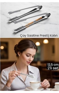 2 'li Paslanmaz Çelik Şeker Maşası - Profesyonel Sunum Ve Servis Maşası Seti - 12.5 Cm 2 'li Paslanmaz Çelik Şeker Maşası - Profesyonel Sunum Ve Servis Maşası Seti - 12.5 Cm