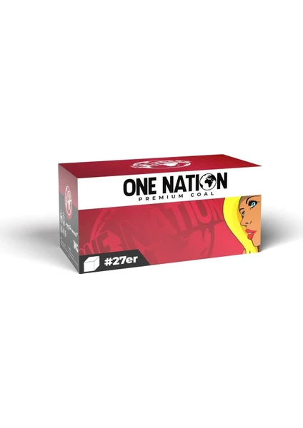One Nation 27er Premium Nargile Kömürü 1 Kg