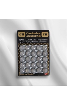 Cachmira 25'li 12 Mm Simli Sedef Grili Eşarp Şal Mıknatısı Çok Renkli Cachmira 25'li 12 Mm Simli Sedef Grili Eşarp Şal Mıknatısı Çok Renkli