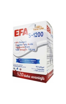 Newlife Efa S-1200 Mg 90 Kapsül Newlife Efa S-1200 Mg 90 Kapsül