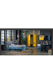 Takım Urlu Mix Sarı Urlu Model Antrasit Gri Mavi Renk Kombin Iti Sarı