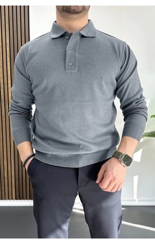 Edwox Erkek Düğmeli Polo Yaka Kazak Açık Mavi Edw231 Açık Mavi Edwox Erkek Düğmeli Polo Yaka Kazak Açık Mavi Edw231 Açık Mavi