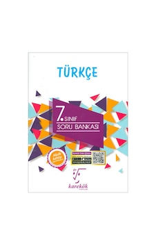 7 Sınıf Türkçe Soru Bankası Karekök Yayınları 7 Sınıf Türkçe Soru Bankası Karekök Yayınları