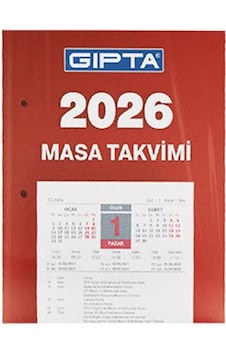 Gıpta 2026 Blok Masa Takvimi 10x13 Cm
