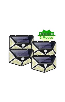 Solar Bahçe Aydınlatma 180 Led Güneş Enerjili Bahçe Lambası