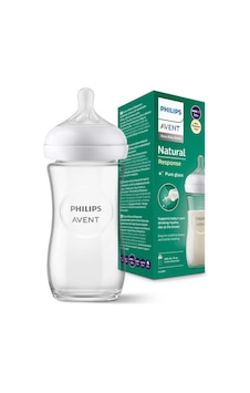 Philips Avent Natural Response Cam Biberon 1 Ay+ 240 Ml, Tepkili Biberon Emziği Scy933/01