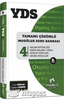 Yds Soru Bankası Seri 4 - Modadil Yayınları Yds Soru Bankası Seri 4 - Modadil Yayınları