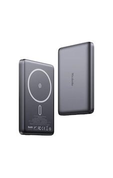 Mc-4651 10000mah 20w Metal Ultra İnce Manyetik Kablosuz Powerbank - Siyah Mc-4651 10000mah 20w Metal Ultra İnce Manyetik Kablosuz Powerbank - Siyah