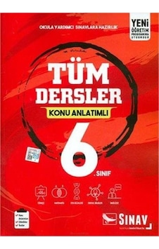 Sınav 6. Sınıf Tüm Dersler Konu Anlatımlı -  Sınav Dergisi Yayınları