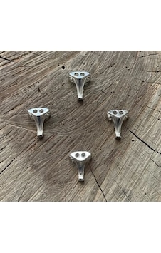 Dmr Nikel Renk Kutu Ayagı Dekoratif Mini Kutu Ayak Kelebek Ayak 100adet 1,5cm