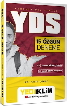Yediiklim Yayınları Yds 15 Özgün Deneme Tamamı Video Çözümlü Yediiklim Yayınları Yds 15 Özgün Deneme Tamamı Video Çözümlü