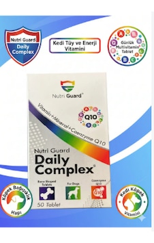 Nutri Guard Daily Complex 50 Tablet Kedi Köpek Günlük Multi-vitamin Ve Bağışıklık Desteği Nutri Guard Daily Complex 50 Tablet Kedi Köpek Günlük Multi-vitamin Ve Bağışıklık Desteği