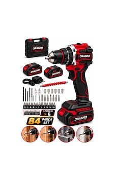 Dragro Drg-21v Çelik Mandren K Kömürsüz Motor Darbeli Şarjlı Matkap Vidalama Dragro Drg-21v Çelik Mandren K Kömürsüz Motor Darbeli Şarjlı Matkap Vidalama