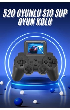 Kablosuz Oyun Kolu 520 Oyunlu 2.4 İnç Ekran Retro Eğlence Kablosuz Oyun Kolu 520 Oyunlu 2.4 İnç Ekran Retro Eğlence