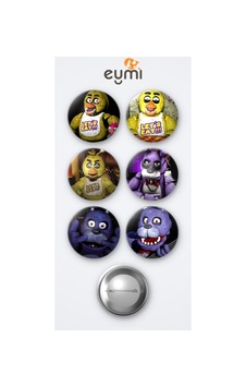 Five Nights At Freddy's Chica The Chicken Oyun Ve Bonnie The Bunny Oyun 6'lı Metal Rozet Seti 58mm İğneli Buton Çanta Yaka Rozeti Çok Renkli Five Nights At Freddy's Chica The Chicken Oyun Ve Bonnie The Bunny Oyun 6'lı Metal Rozet Seti 58mm İğneli Buton Çanta Yaka Rozeti Çok Renkli