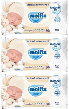 Molfix Islak Havlu Mendil Izotonik Yenidoğan 3 Lü Set 50 Yaprak P Molfix Islak Havlu Mendil Izotonik Yenidoğan 3 Lü Set 50 Yaprak P