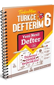 Arı Yayınları 6. Sınıf Türkçe Defterim - Türkçemino Arı Yayınları 6. Sınıf Türkçe Defterim - Türkçemino