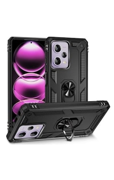 Xiaomi Redmi Note 12 Pro 5g Uyumlu Manyetik Standlı Tank Kılıf Siyah Xiaomi Redmi Note 12 Pro 5g Uyumlu Manyetik Standlı Tank Kılıf Siyah