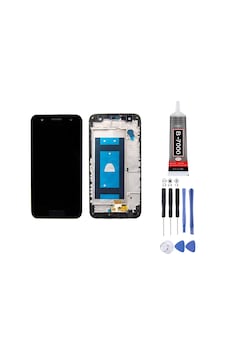 Lg M320g X Power 2 Uyumlu Lcd Ekran Çıtalı Siyah + Montaj Kiti Lg M320g X Power 2 Uyumlu Lcd Ekran Çıtalı Siyah + Montaj Kiti