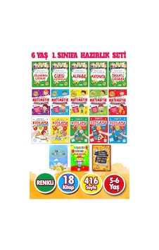 6 Yaş 1. Sınıfa Hazırlık Seti - İlkokula Başlayacaklar İçin Çizgi Çalışmaları Matematik Ve Kodlama Setleri 6 Yaş 1. Sınıfa Hazırlık Seti - İlkokula Başlayacaklar İçin Çizgi Çalışmaları Matematik Ve Kodlama Setleri