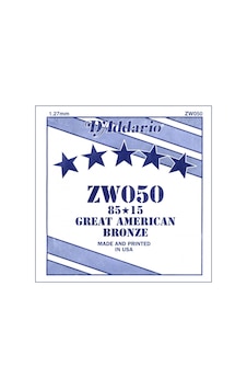 Daddario Zw050 Akustik Tek Tel 5 No Mi Daddario Zw050 Akustik Tek Tel 5 No Mi