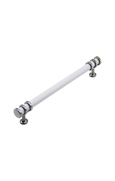 İbico 954 Boru Çekmece Kulp 16 Cm - Krom Yüzük Beyaz Kulp- 10'li Paket İbico 954 Boru Çekmece Kulp 16 Cm - Krom Yüzük Beyaz Kulp- 10'li Paket