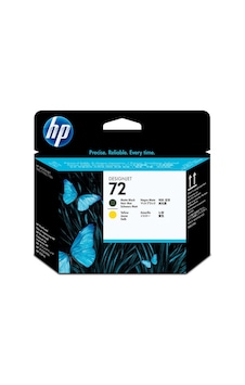 HP 72 Mat Siyah ve Sarı DesignJet Mürekkep Baskı Kafası HP 72 Mat Siyah ve Sarı DesignJet Mürekkep Baskı Kafası