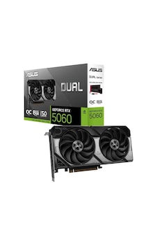 Asus Dual-rtx5060-o8g-nvıdıa-geforce-rtx 5060-8gb Gddr7-128bıt--oc-hdmı-3xdp-dlss3 Ekran Kartı Kdo