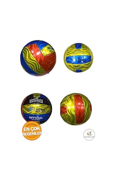 Parlak Kaliteli Voleybol Topu - Dikişli Voleybol Topu Çok Renkli