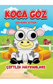 Koca Göz Boyama Kitabı - Çiftlik Hayvanları- Bookalemun Yayınları Koca Göz Boyama Kitabı - Çiftlik Hayvanları- Bookalemun Yayınları