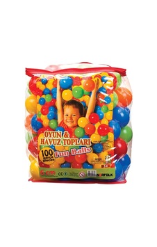 Babyplay Top Oyun Havuzu Topu 6 CM 100 Adet Torbalı