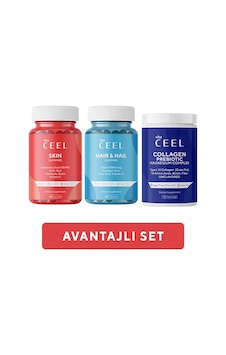 3'lü Collagen Tip 1, 3 İçeren Magnezyum Complex, Cilt Vitamini, Saç & Tırnak Vitamini 3'lü Collagen Tip 1, 3 İçeren Magnezyum Complex, Cilt Vitamini, Saç & Tırnak Vitamini