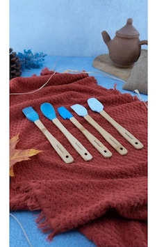 Bambum Zolly - 5 Li Spatula Seti Mavi Mavi Bambum Zolly - 5 Li Spatula Seti Mavi Mavi