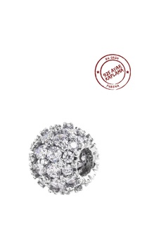 Çok Taşlı Yuvarlak Charm Gümüş Çok Taşlı Yuvarlak Charm Gümüş