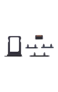 Apple Uyumlu iPhone 13 Mini Sim Kart Tepsisi + Yan Tuşlar Gece Yarısı Apple Uyumlu iPhone 13 Mini Sim Kart Tepsisi + Yan Tuşlar Gece Yarısı